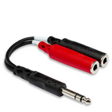 HOSA Stereo Breakout 1/4 in TRS to Dual 1/4 in TSF