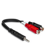 HOSA Stereo Breakout 3.5 mm TRS to Dual RCAF