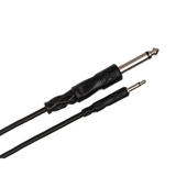 HOSA Mono Interconnect 3.5 mm TS to 1/4 in TS - 3ft / 0.9m