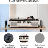 Crosley Cruiser Deluxe - Almond Checkerboard