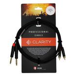 Clarity 2xJACK-2xRCA-B - 2m