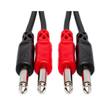 HOSA Stereo Interconnect Dual 1/4 in TS to Dual 1/4 in TS - 1m