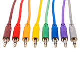 HOSA Unbalanced Patch Cables 3.5 mm TS to 3.5 mm TS - 6in / 15cm