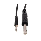 HOSA Mono Interconnect 1/4 in TS to 3.5 mm TRS - 3ft / 0.9m