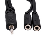 HOSA Y Cable 3.5 mm TRS to Dual 3.5 mm TRSF