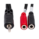 HOSA Stereo Breakout 3.5 mm TRS to Dual 3.5 mm TSF