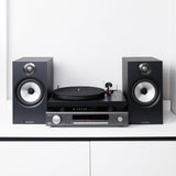 Debut Carbon + Bowers 606 + Arcam SA20 - Black