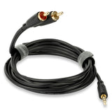 QED CONNECT 3.5MM JACK-PHONO - 0.75M (QE8111)