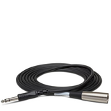 HOSA Pro Balanced Interconnect REAN 1/4 in TRS to XLR3M - 10ft / 3.0m