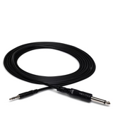 HOSA Mono Interconnect 1/4 in TS to 3.5 mm TRS - 3ft / 0.9m