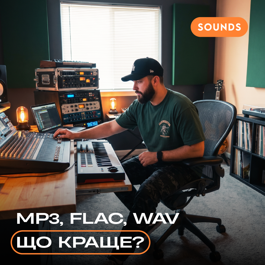 Аудіоформати MP3, FLAC, WAV: який формат кращий для музики