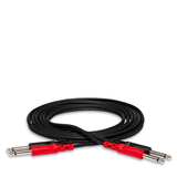 HOSA Stereo Interconnect Dual 1/4 in TS to Dual 1/4 in TS - 3m