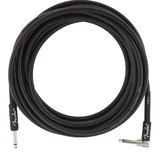 FENDER CABLE PROFESSIONAL SERIES ANGLED 15 ft BLACK