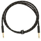 FENDER CABLE DELUXE SERIES 5 ft BLACK TWEED