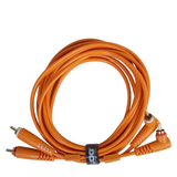 UDG Set RCA Straight-RCA Angled 3m Orange