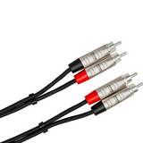 HOSA Pro Stereo Interconnect Dual REAN RCA to Dual REAN RCA - 20ft / 6.0m