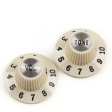FENDER PURE VINTAGE 1965 JAZZMASTER WITCH HAT KNOB SET