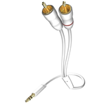Inakustik Star 3.5mm Mini Jack > 2 x RCA White - 0.5m