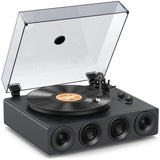 1 by ONE All-In-One Turntable LP03A - Matte Black