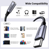 UGREEN AV161 USB Type-C to 3.5mm Gray