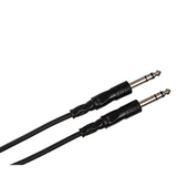 HOSA Balanced Interconnect 1/4 in TRS to 1/4 in TRS (Straight to Straight) - 5ft / 1.5m
