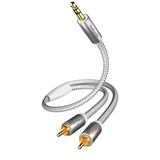 Inakustik Premium 3.5mm Mini Jack > 2 x RCA - 3.0m