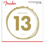 FENDER 80/20 DURA-TONE 13-56 COATED ACOUSTIC GUITAR STRINGS