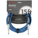 FENDER CABLE CONTOUR SERIES 15 ft LAKE PLACID BLUE