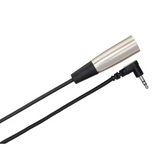 HOSA Microphone Cable Right-angle 3.5 mm TRS to XLR3M - 5ft / 1.5m