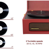 Crosley Voyager - Burgundy