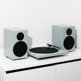Play Vinyl (Tone Factory Turntable + Tone Factory Speaker S) - Satin Green