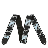 FENDER STRAP 2 inch MONOGRAMMED BLACK/LIGHT GREY/DARK GREY