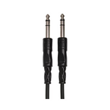 HOSA Balanced Interconnect 1/4 in TRS to 1/4 in TRS (Straight to Straight) - 5ft / 1.5m