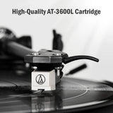 1 by ONE All-In-One Turntable LP03 - Gloss White