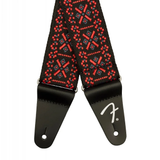 FENDER STRAP 2 inch PASADENA WOVEN LATTICE RED