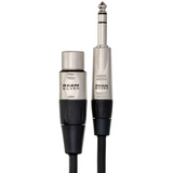 HOSA Pro Balanced Interconnect REAN XLR3F to 1/4 in TRS - 3ft / 0.9m