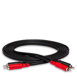 HOSA Stereo Interconnect Cable Dual RCA to Dual RCA - 2m