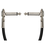 HOSA Guitar Patch Cable Low-profile Right-angle to Low-profile Right-angle - 6in / 15cm
