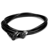 HOSA Right-angle MIDI Cable 5-pin DIN to 5-pin DIN (Right-angle to Right-angle) - 3ft / 0.9m