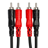 HOSA Stereo Interconnect Dual RCA to Dual RCA (Straight to Straight) - 6m