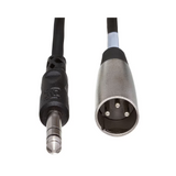 HOSA Balanced Interconnect 1/4 in TRS to XLR3M - 5ft / 1.5m
