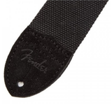 FENDER STRAP 2 inch COTTON BK OVAL LOGO