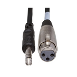 HOSA Balanced Interconnect XLR3F to 1/4 in TRS - 5ft / 1.5m