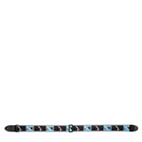 FENDER STRAP 2 inch MONOGRAMMED BLACK LIGHT GREY MEDIUM BLUE