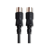 HOSA MIDI Cable 5-pin DIN to 5-pin DIN (Straight to Straight) Black - 10ft / 3.0m