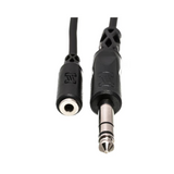 HOSA Headphone Adaptor Cable 3.5 mm TRS to 1/4 in TRS - 10ft / 3.0m