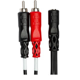 HOSA Stereo Breakout 3.5 mm TRSF to Dual RCA