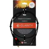 Clarity miniJACK-2xRCA-B - 1m