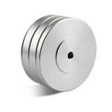 GOKA GK-R22C 2in1 Record Stabilizer With 45RPM Adapter - Silver