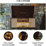 Crosley Rhapsody Entertainment Center Mahogany